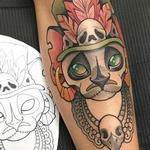 Tattoos - Voodoo cat - 134684