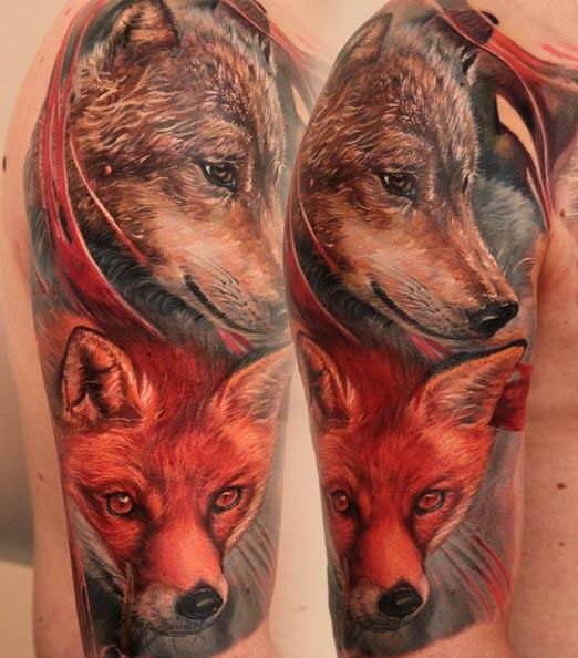 Pretty Fox Tattoo