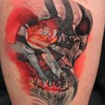 Tattoos - Color Skull Tattoo - 112154