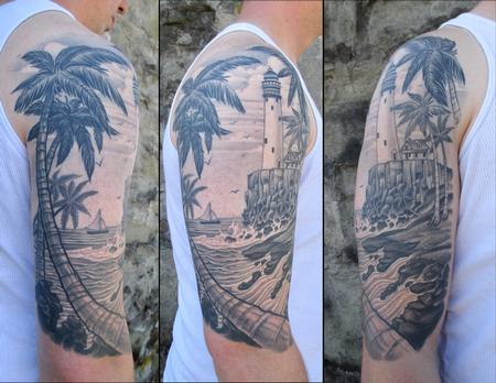 tattoos/ - Tropical Light House - 133361