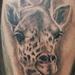 Tattoos - Black and Gray Giraffe Tattoo - 58332