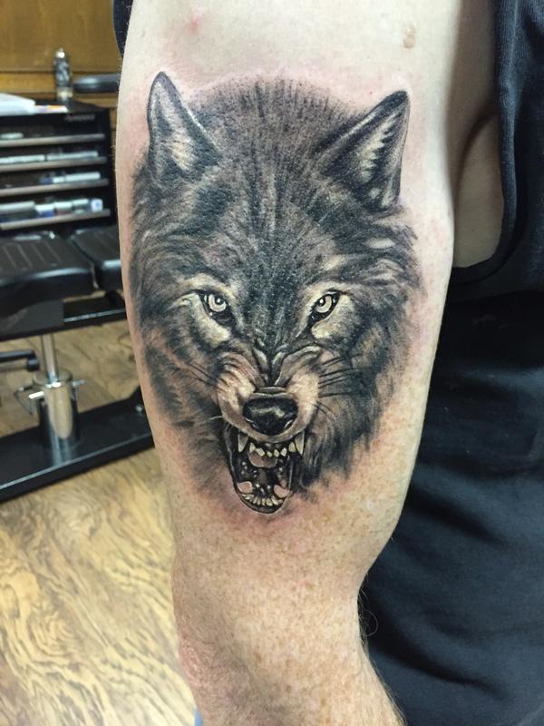 Art Immortal Tattoo  Tattoos  Black and Gray  Wolf tattoo