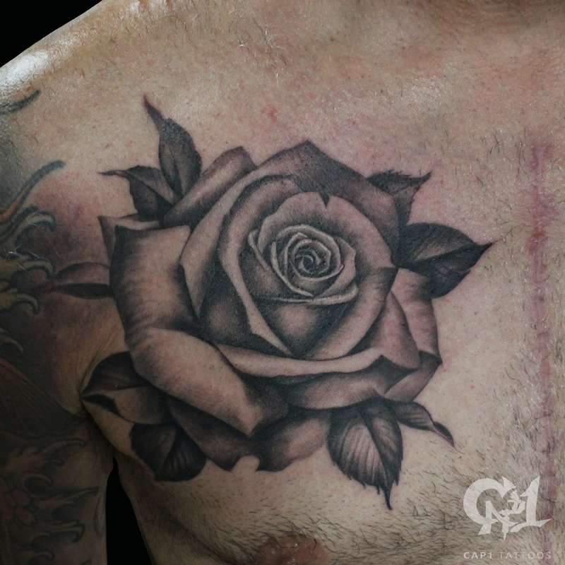 Art Immortal Tattoo  Tattoos  Body Part Chest Tattoos for Women  Rose