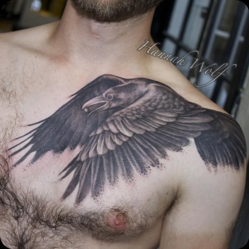 crow tattoo by ArturNakolet on DeviantArt