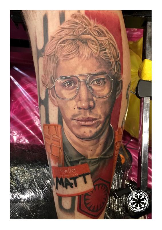 Color Portrait Of Matt The Radar Technician By Chris Jones Tattoonow