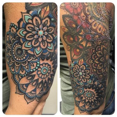 Mandala half sleeve by Indie D Tattoo @ Get-Modified, Carlisle, UK : r/ tattoos