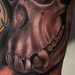 Tattoos - Chimpanzee skull, first session - 34749