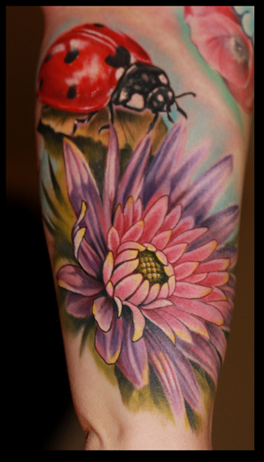 Drawing Tattoo Designs Joy Studio Design Gallery Best  Flower Tattoo  Designs Ladybug  Free Transparent PNG Clipart Images Download