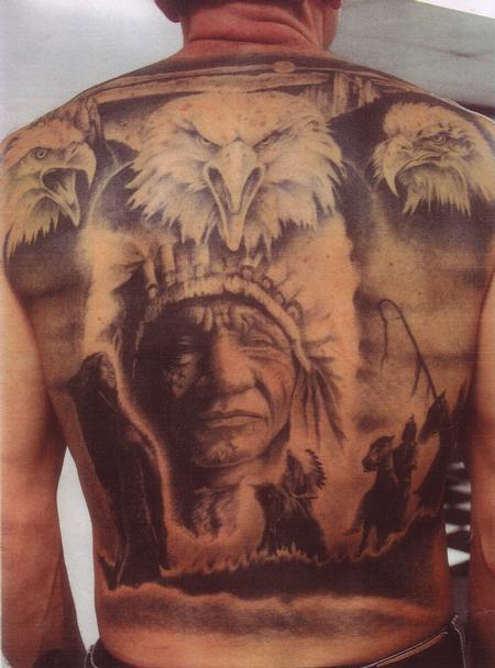 Eagle Back Tattoo Women | TikTok