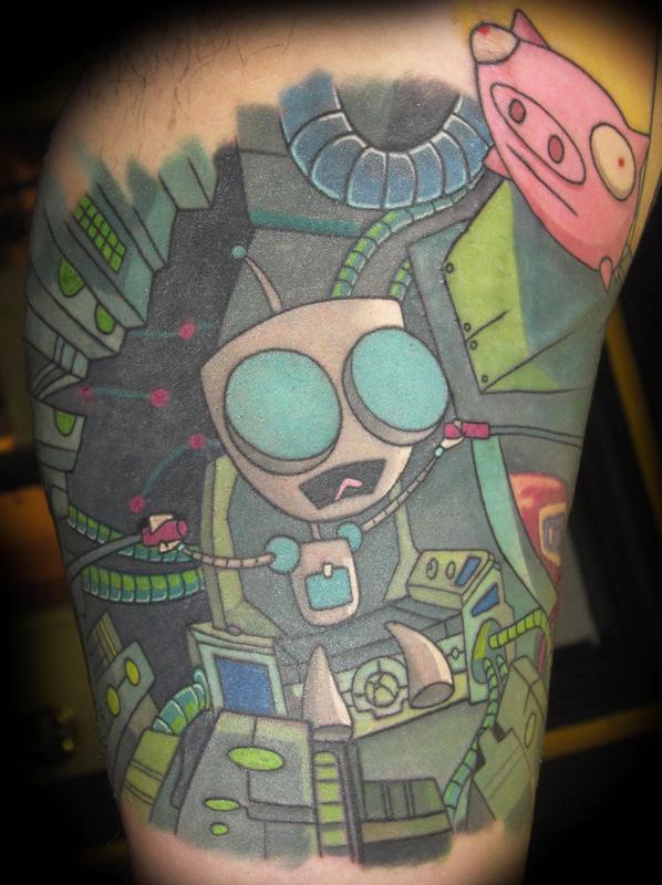 Top 61+ invader zim tattoo super hot in.cdgdbentre