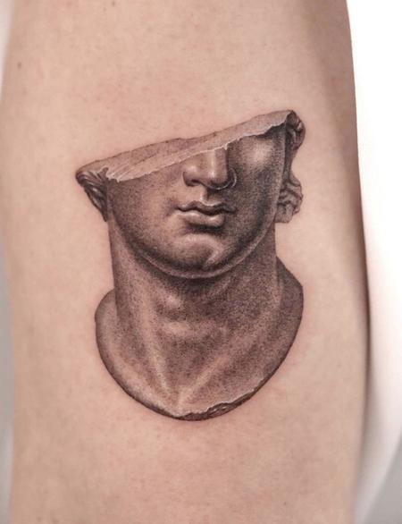 Greek statue woman - New Technology | Temporary Tattoo | inkster – Inkster