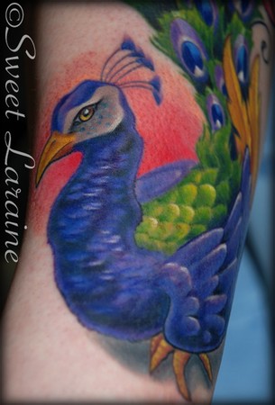 Peacock Flash Tattoo by ArT-cHiCk95 on DeviantArt