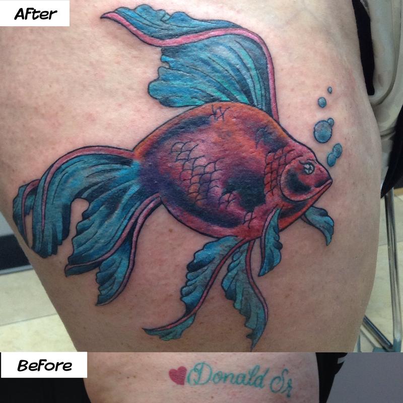 Fantail Goldfish Tattoo