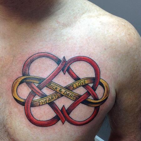 Buddhist Endless Love Celtic Love Knot Tattoo Design  LuckyFish Art