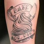 Tattoos - Bake or Die Cupcake - 128794