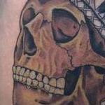 Tattoos - Native American Skull - 124912