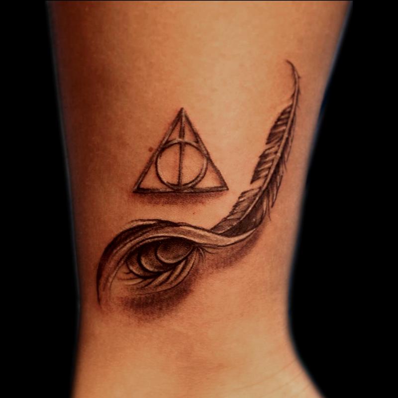 Deathly Hallows Tattoo Designs Ideas and Meaning  Tattoos For You