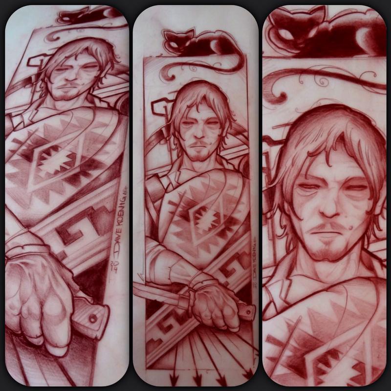 Walking dead tattoo by Dave Koenig: TattooNOW