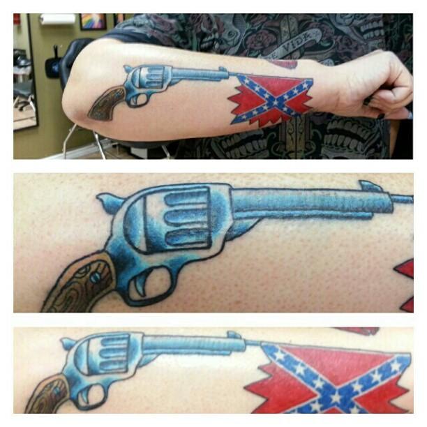 10 Revolver Sleeve Tattoos
