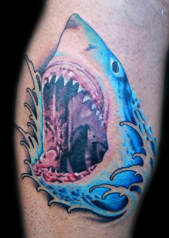 back tattoo tribal shark deep focus d  d fantasy  Stable Diffusion   OpenArt