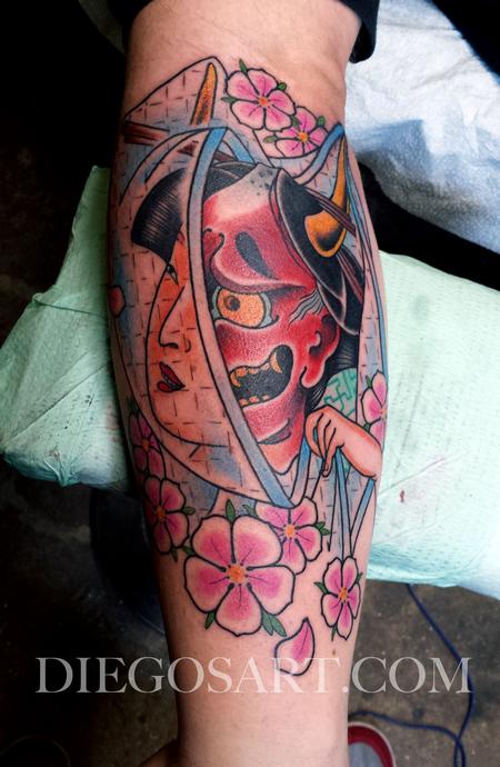 Hannya Japanese Tatoo