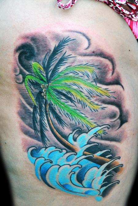 Large 'Palm Tree' Temporary Tattoo (TO00019462) : Amazon.ca: Beauty &  Personal Care