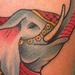 Tattoos - Elephant with Lotus Tattoo - 72759