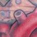 King of Hearts Chest Rip Tattoo Design Thumbnail