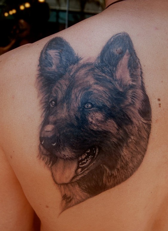 German Shepherd Tattoo by onibaba on DeviantArt