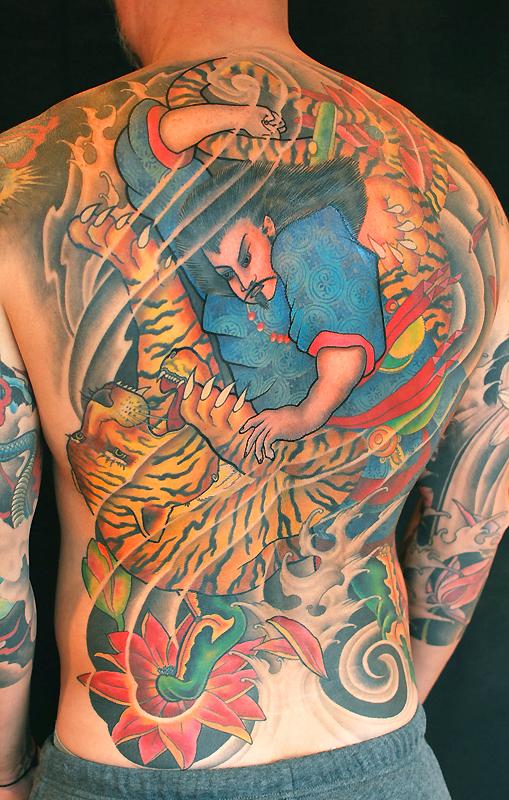 Irezumi Culture Tattoo on Instagram Sick tiger  samurai warrior full  back piece concept art design done by isastartattooirezumitattoo  japanesetigertattoo samuraiwarriors