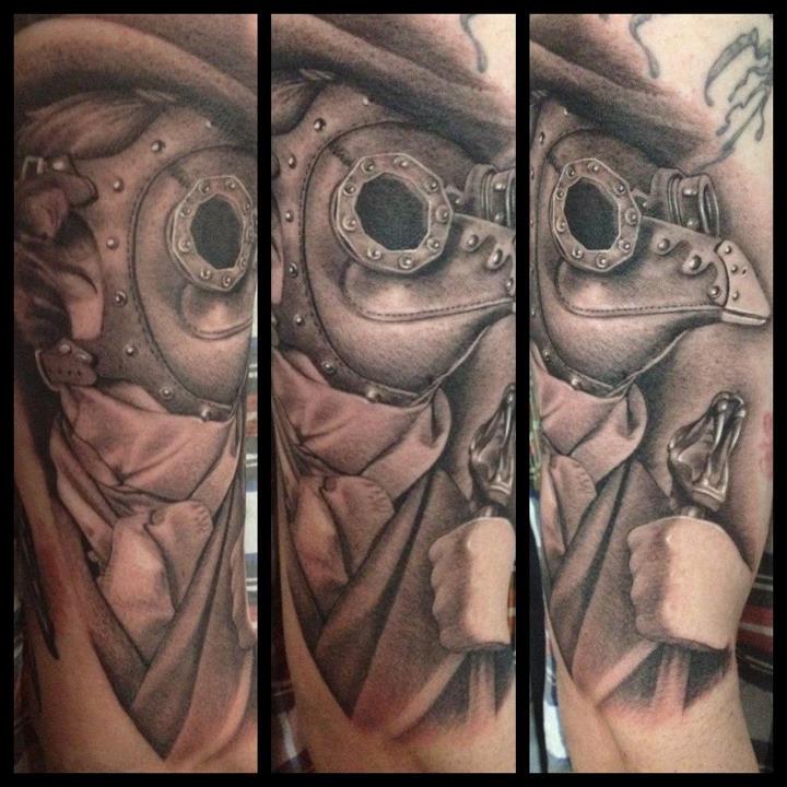 Plague doctor tattoo by Roy Tsour  Post 29715