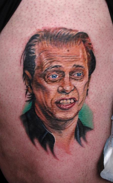 Steve Buscemi by Matthew Davidson TattooNOW