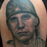 Tattoos - Healed black and grey portrait - 113899