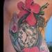 Tattoos - Stop Watch & Flower Tattoo - 58999