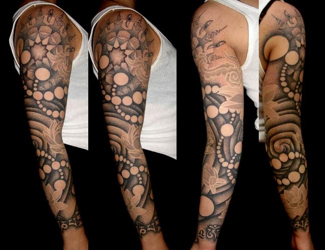 Tattoo uploaded by PHred • Geometry Dot work Alchemy Intricate Sleeve •  Tattoodo