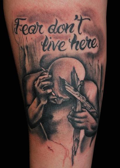 fear no evil tattoo designs