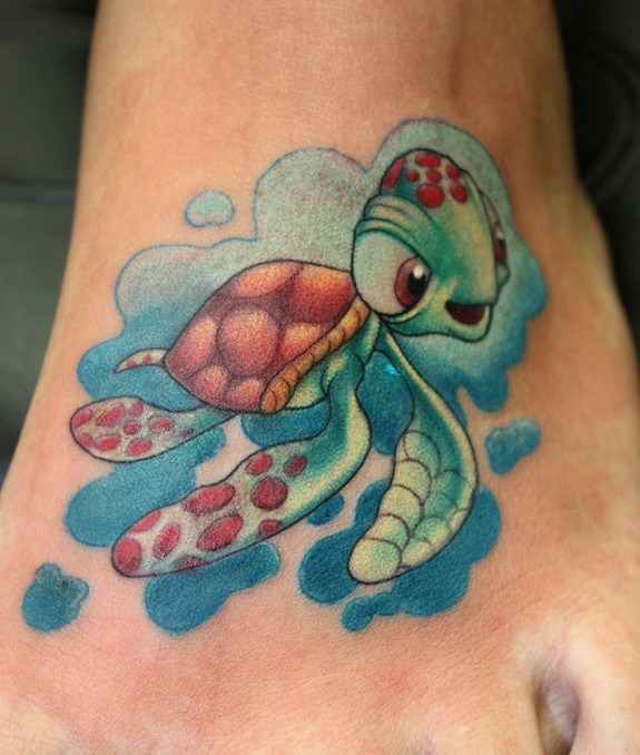 cute tribal turtle tattoos
