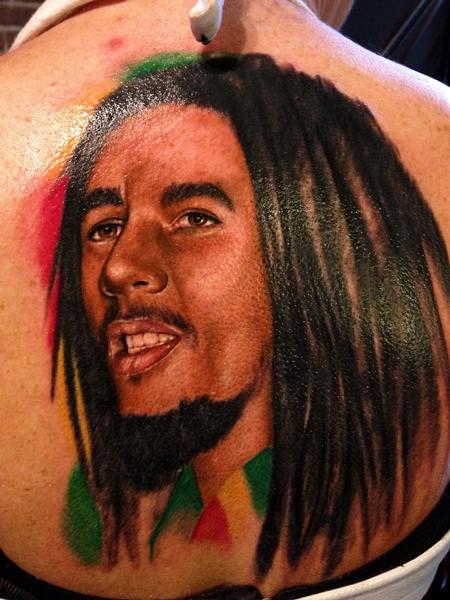 Bob Marley tattoo, this is 7th tattoo, cant wait to see what else he a... |  TikTok