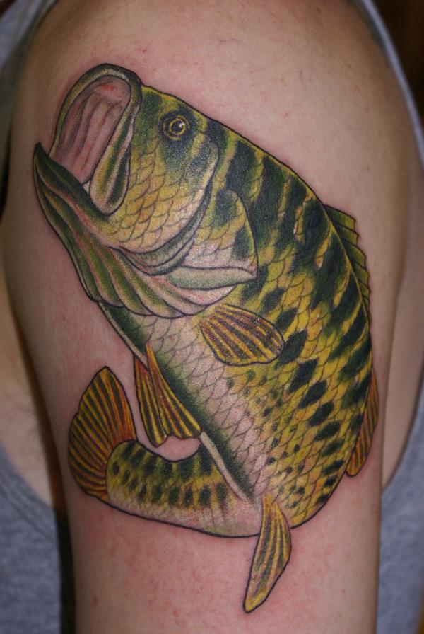 Midwest Tattoo  Yes thats a smallmouth bass going after a pepper This  tattoo meant so much to my client and I had a blast doing it  Facebook