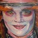 Johnny Depp as the Mad Hatter Tattoo Design Thumbnail