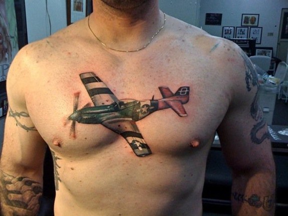 Fighter Plane Tattoo - Veteran Ink