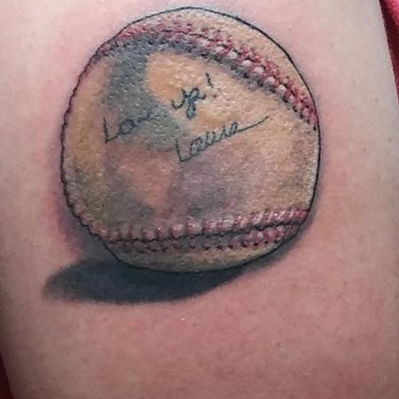 tattoos/ - Memorial baseball tattoo - 127801