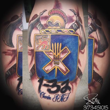 tattoos/ - Military unit and shield  - 123084