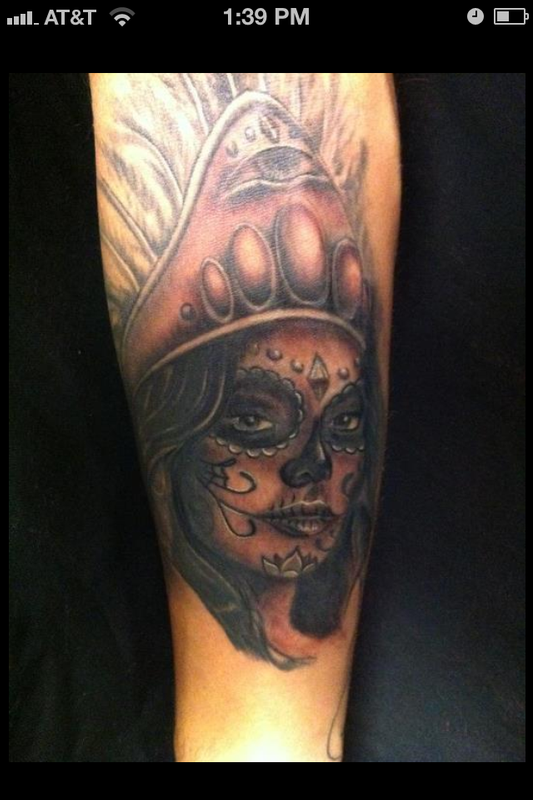 day of the dead girl tattoo meaning