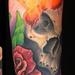 Tattoos - Skull and Rose Tattoo - 68331