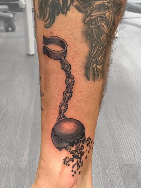 アクセサリー SK OLDIES BALL&CHAIN TATTOO JUN SK OLDIES x BALL&CHAIN @sk.oldies Collaboration Tattoo Flash