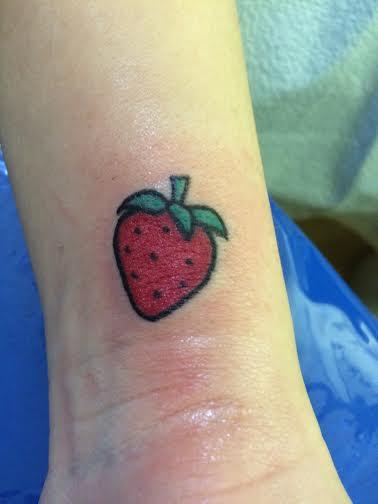 Strawberries by caroljtattoo  Carol  Modern Ruin Tattoo  Facebook