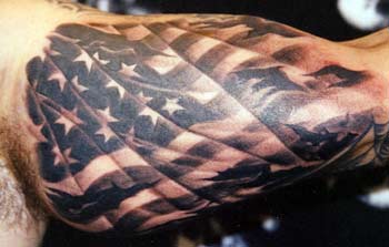 50 Most Amazing Flag Tattoo Design Ideas