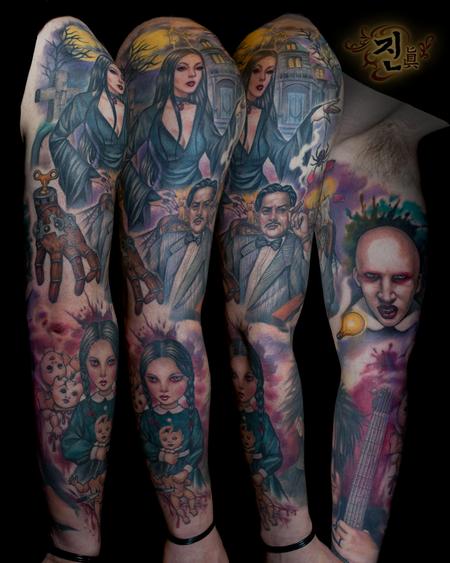 Wolf Family Sleeve by Holly Azzara: TattooNOW