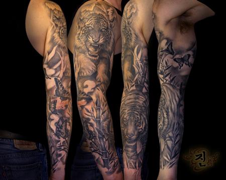 Kung Fu Panda Leg Sleeve  Mayhem Ink Tattoo Studio Phuket  Facebook